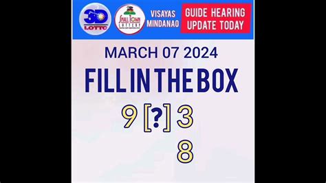Today's guide and update for swertres and stl. March 20 2024..